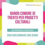 Bando Progetti Culturali Trento